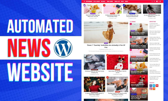 Create professional automated news website autoblog